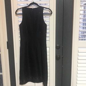 NWT 100% Silk Classic Black sleeveless dress